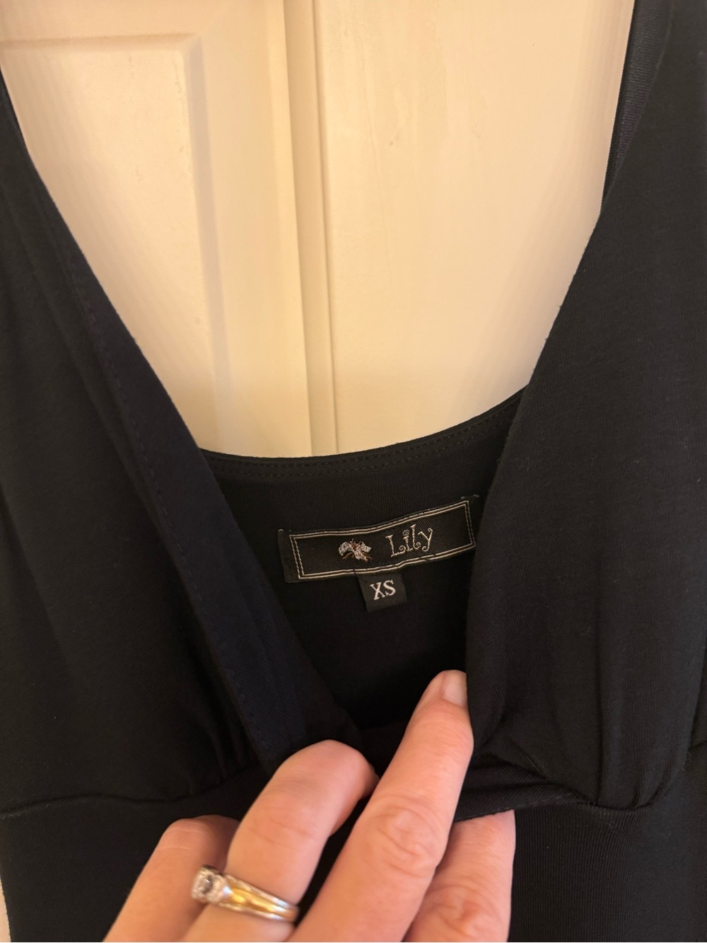Lily Black V-Neck Maxi Dress